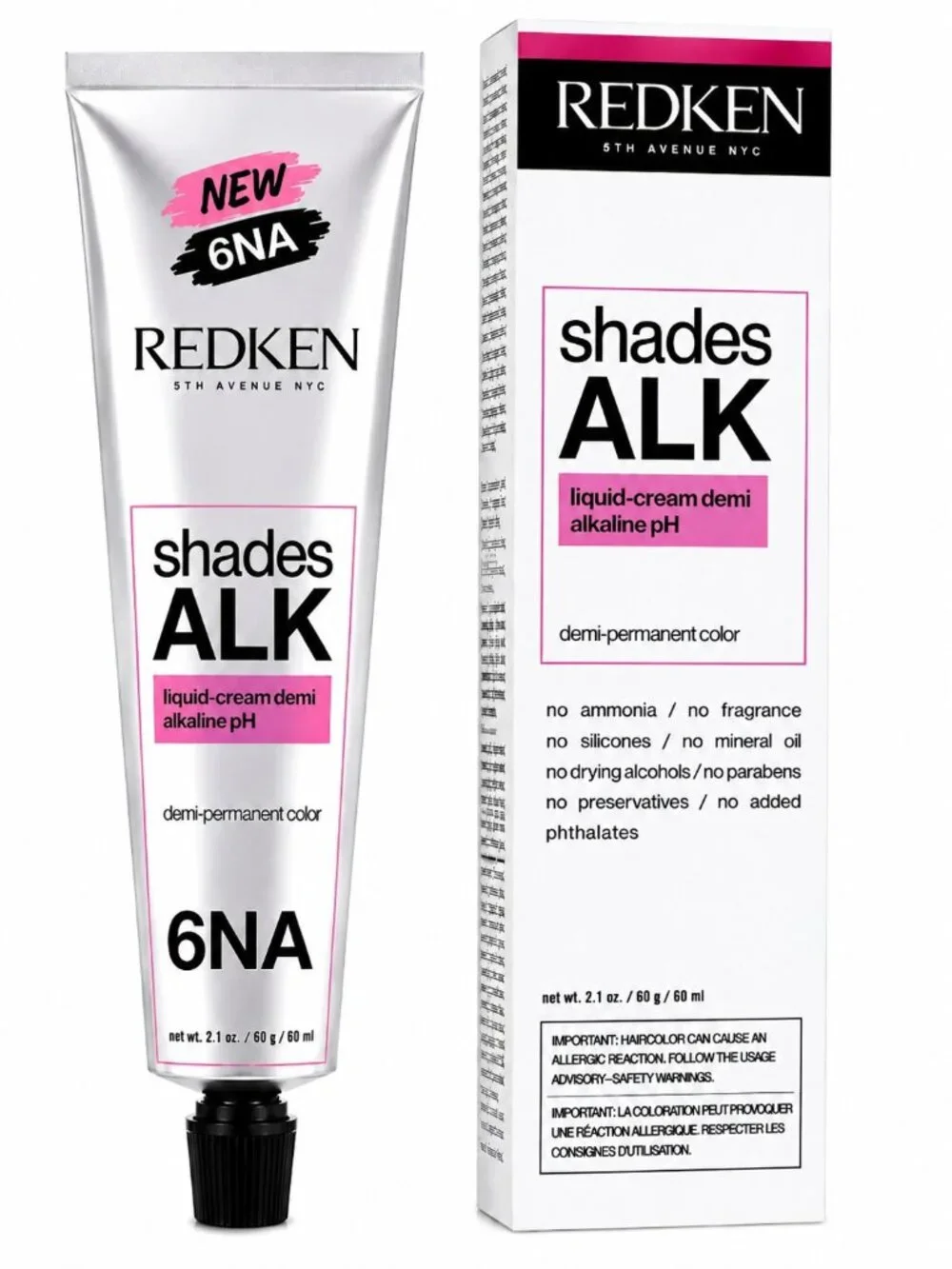 Redken Shades ALK 6NA Demi-Permanent Liquid-Cream Hair Color 2.1 oz